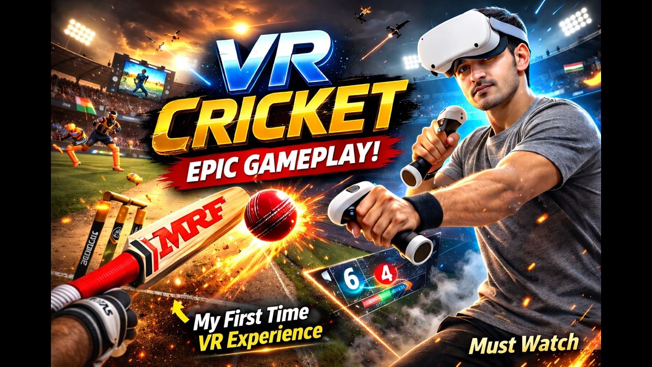 Playing Cricket Inside Meta VR 🤯 Next Level Gaming Experience | VR Cricket | Must watch