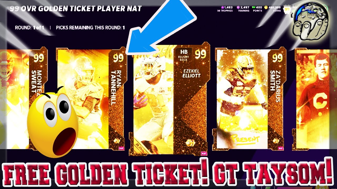 WHO SHOULD YOU PICK FOR YOUR FREE MUT 21 GOLDEN TICKET? GT TAYSOM HILL IS GOD LIKE!