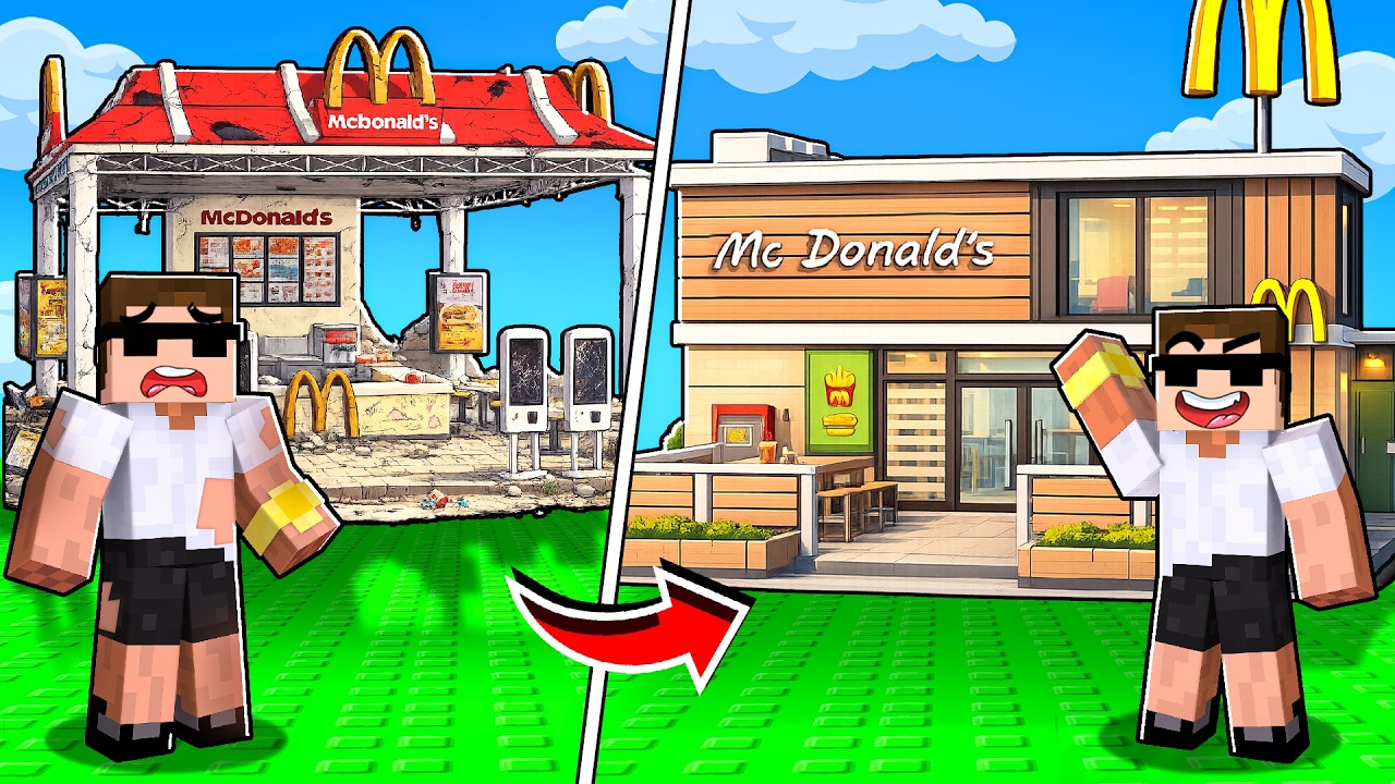 I Opened a Mcdonald Shop in Roblox..