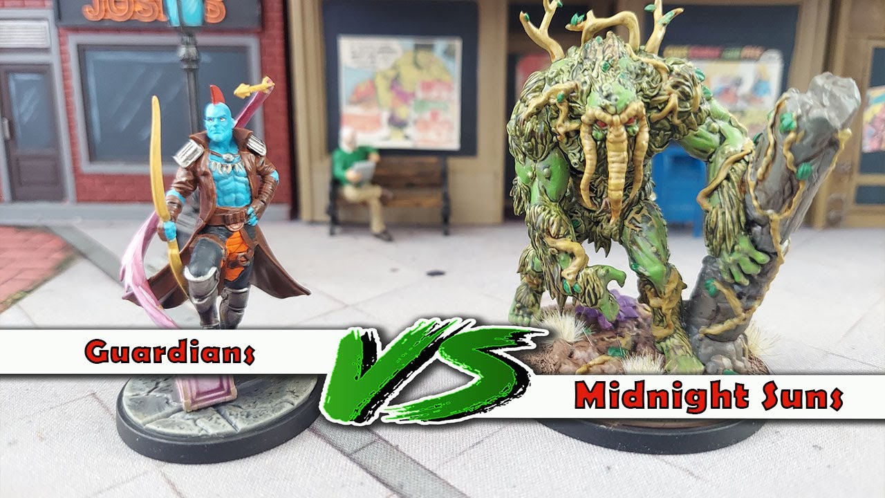 Midnight Suns v Guardians of the Galaxy **New Characters** Marvel Crisis Protocol Battle Report ep68