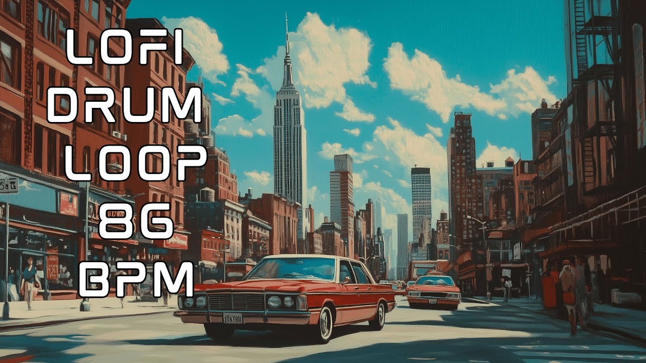 Lo-Fi Drum Loop | 86 BPM | Chillhop Beat with Dusty Vibe