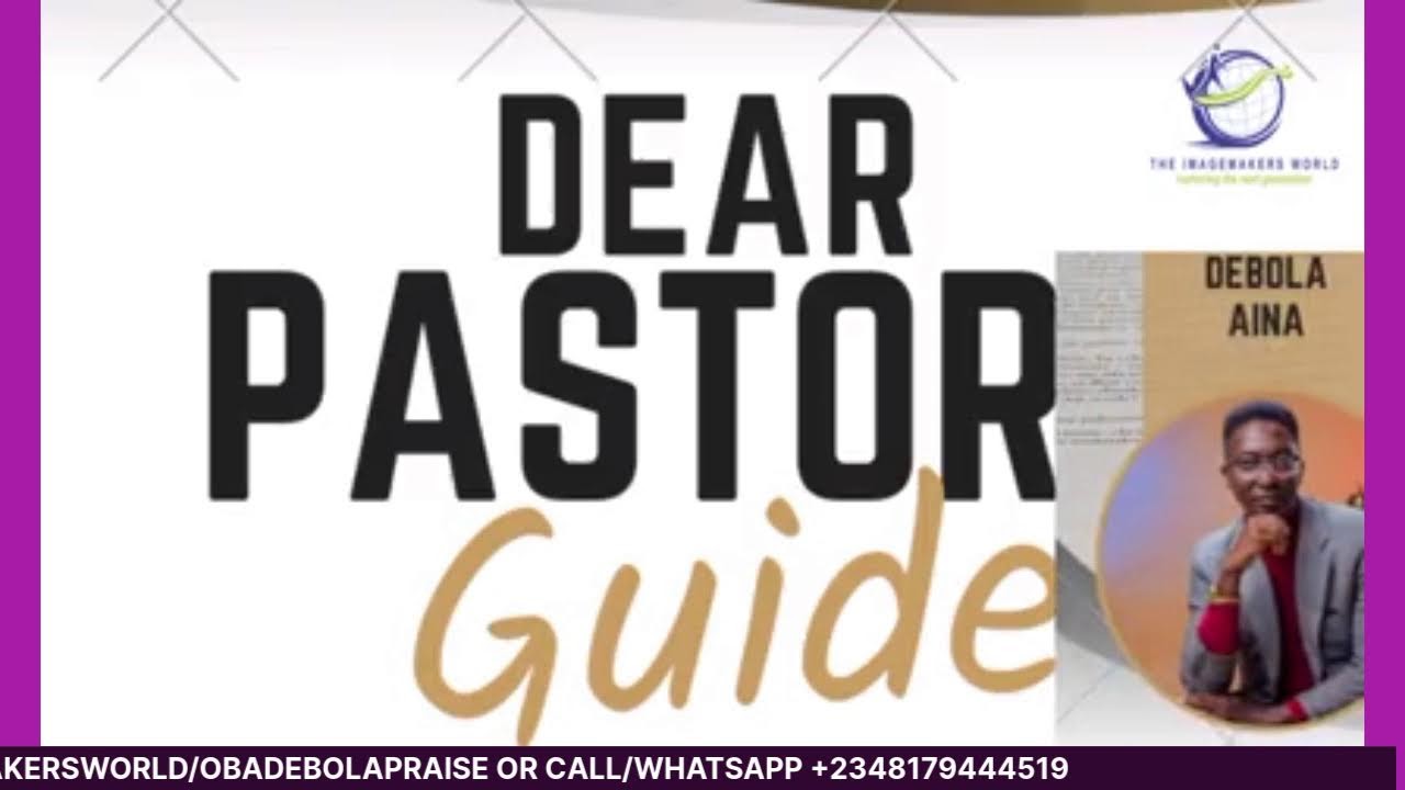 DEAR PASTORS GUIDE || GROW UP || PROPHET DEBOLA PRAISE AINA