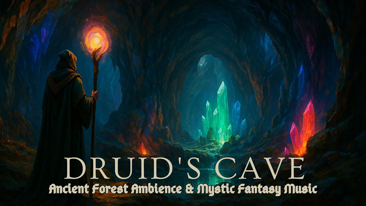 Druid&rsquo;s Cave &ndash; Ancient Forest Ambience & Mystic Fantasy Music | Sacred Cave Meditation & Atmosphere