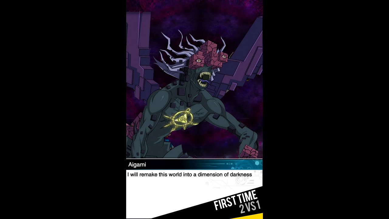 Yugioh Duel Links - First Time! Dimension Duel 2 Vs 1 x Corrupted Aigami