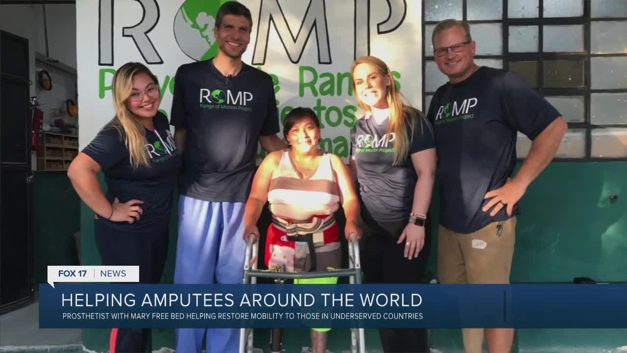 Mary Free Bed employee helping amputees in underserved areas regain mobility