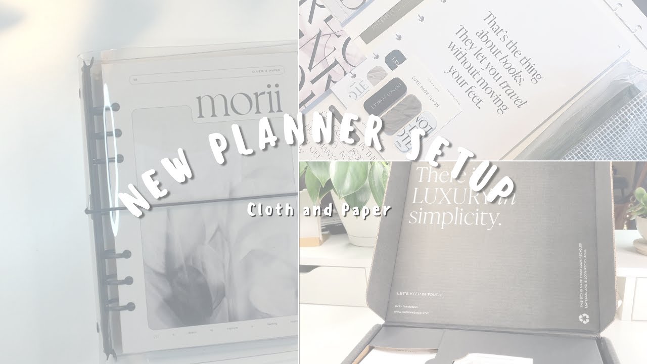 New Planner Setup | Customizing to Meet a Need | Cloth and Paper
