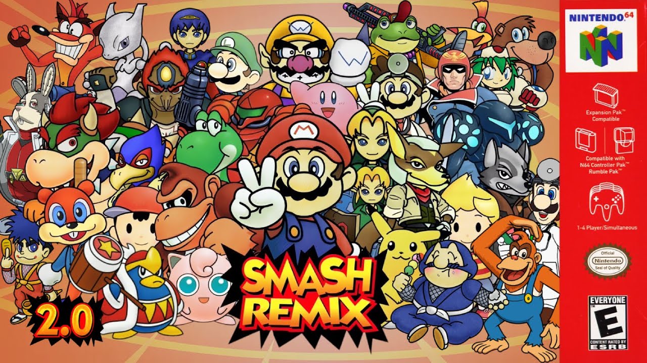 Smash Remix 2.0.0 - Hack of Super Smash Bros. N64