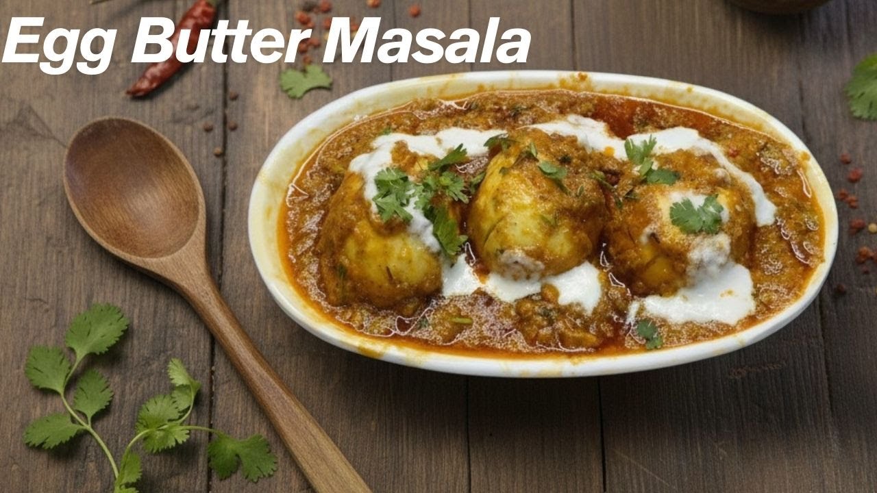 🥚Egg Butter Masala | Restaurant Style Egg Recipe #andacurry #eggcurry  #eggrecipe #eggbuttermasala