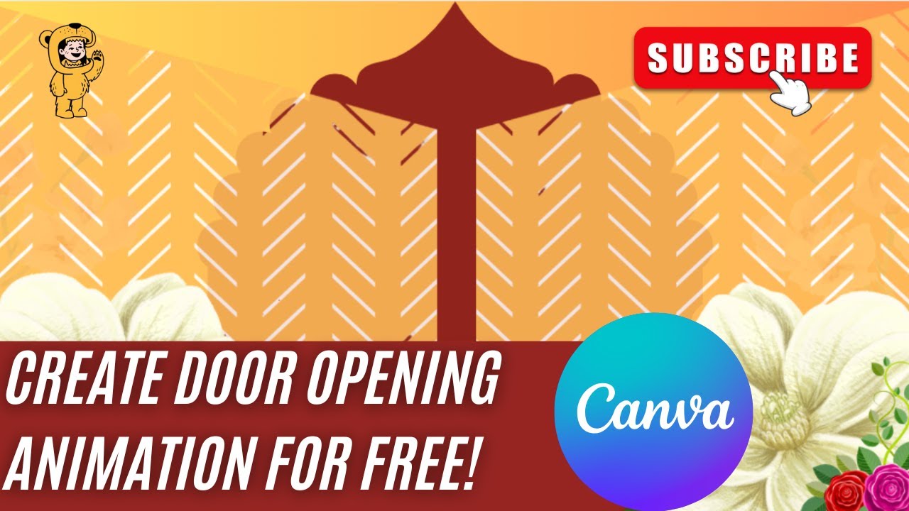 How to create Opening Door Animation for free on Canva | CANVA TUTORIAL