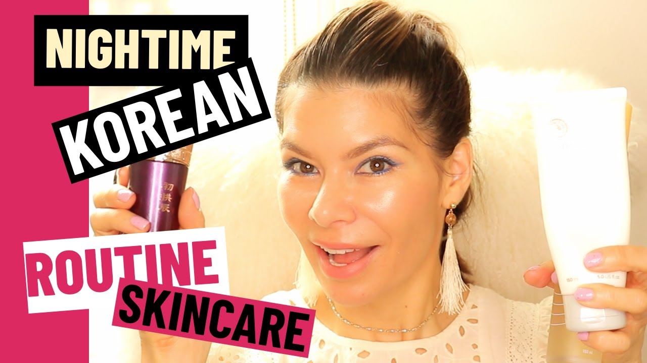 My Nightime Korean Skincare Routine!!!