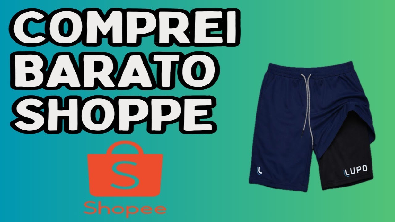 Shorts Masculino LUP0 2 em 1 -DRY Fit com Bolso e Compresso, Ideal para Academia, Corrida,