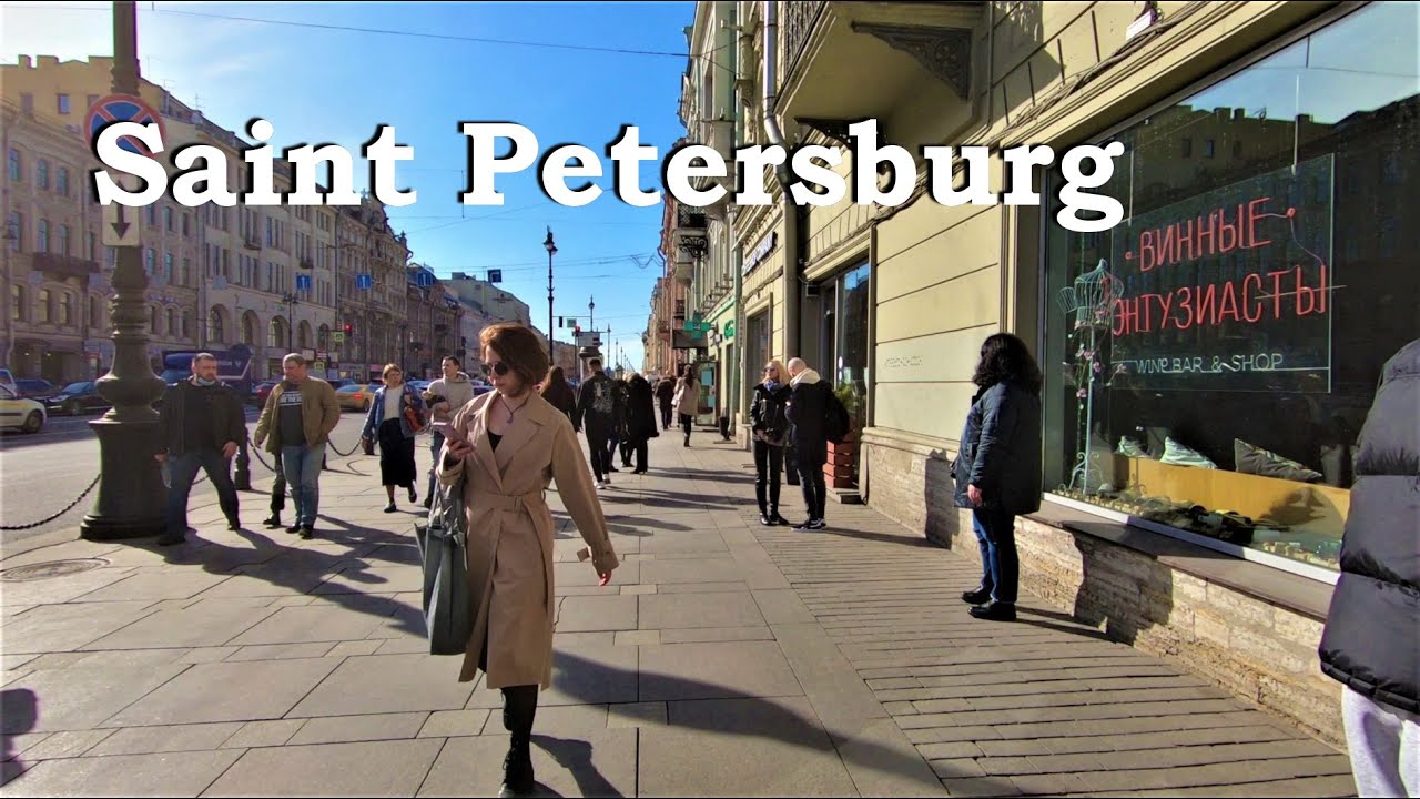 Санкт-Петербург - Прогулка по улице Маяковского / Питер