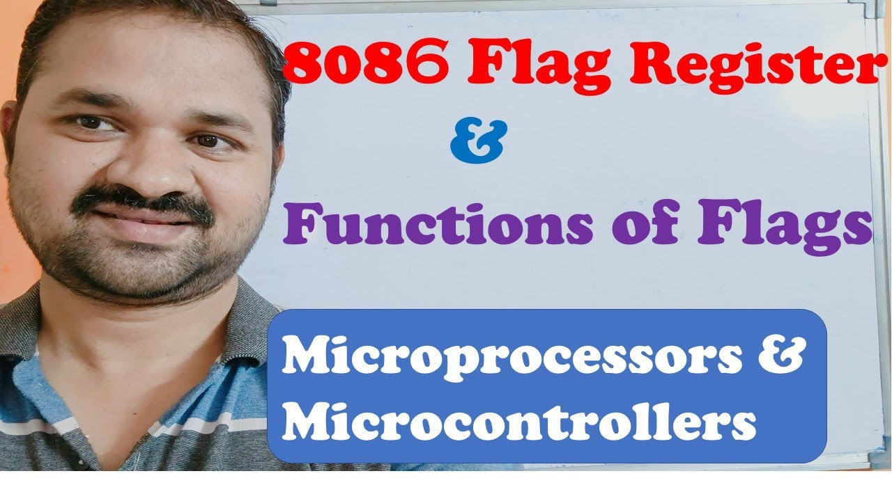 8086 Flag Register || Functions of 8086 Flags || Microprocessors and Microcontrollers