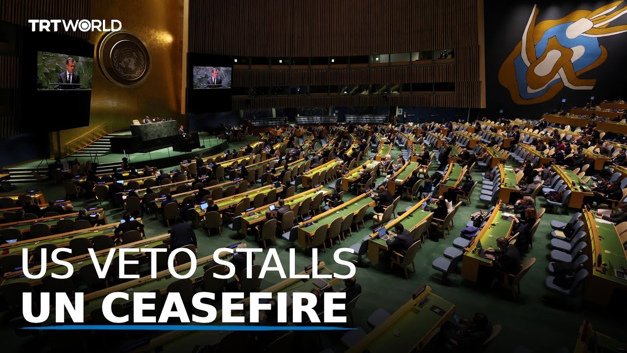 US vetoes UNSC Gaza ceasefire resolution
