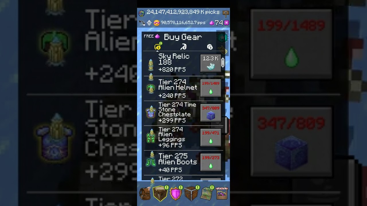The Bonefish pickaxe is insane!