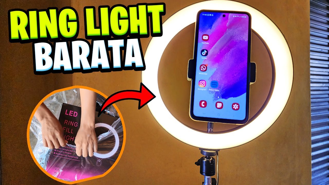 DEI UMA RING LIGHT BOA E BARATA PRA MINHA ESPOSA