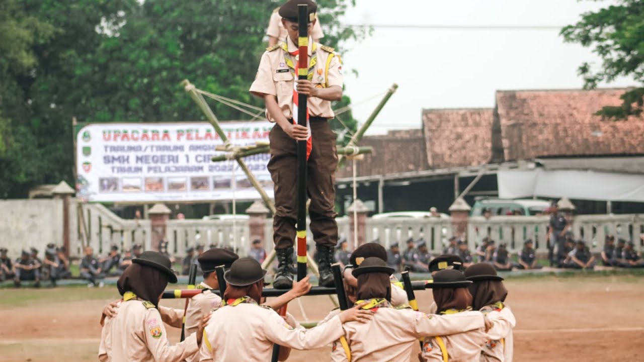 PRAMUKA SMKN 1 CIPUNAGARA GERAKAN VARIASI FORMASI