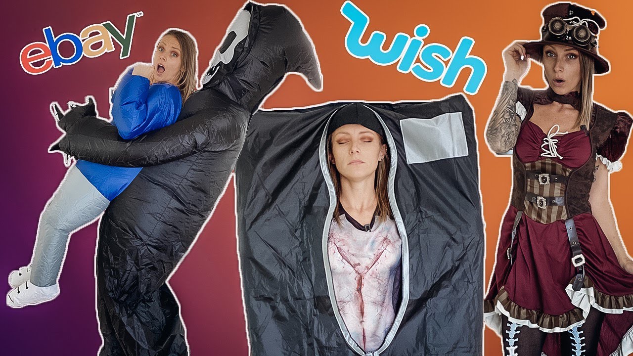 I'M TESTING THE WORST HALLOWEEN COSTUMES! (wish, amazon, eBay ...)