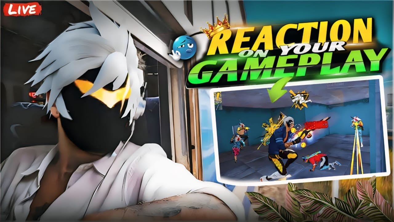 LIVE STREAM GRIND🔥| Reaction on your gamepay 😊 #freefire #shortslive #nirogigamer