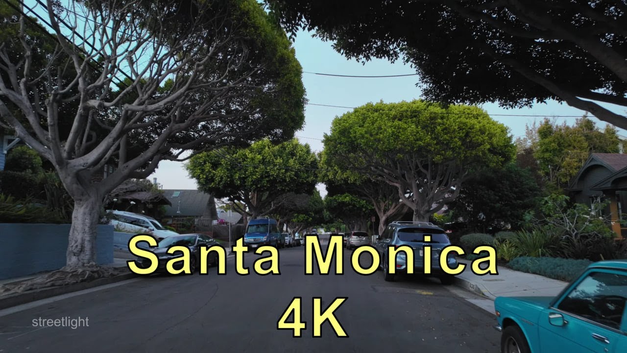 Relaxing Walk on Santa Monica, California ASMR 4K