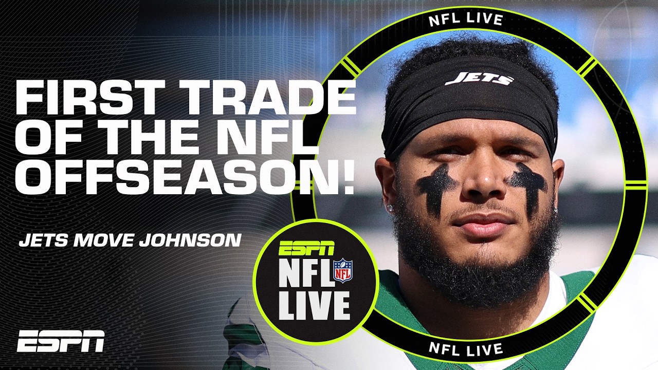 FIRST TRADE OF THE OFFSEASON 🚨 Jets trade Jermaine Johnson to Titans for T'Vondre Sweat | NFL Live