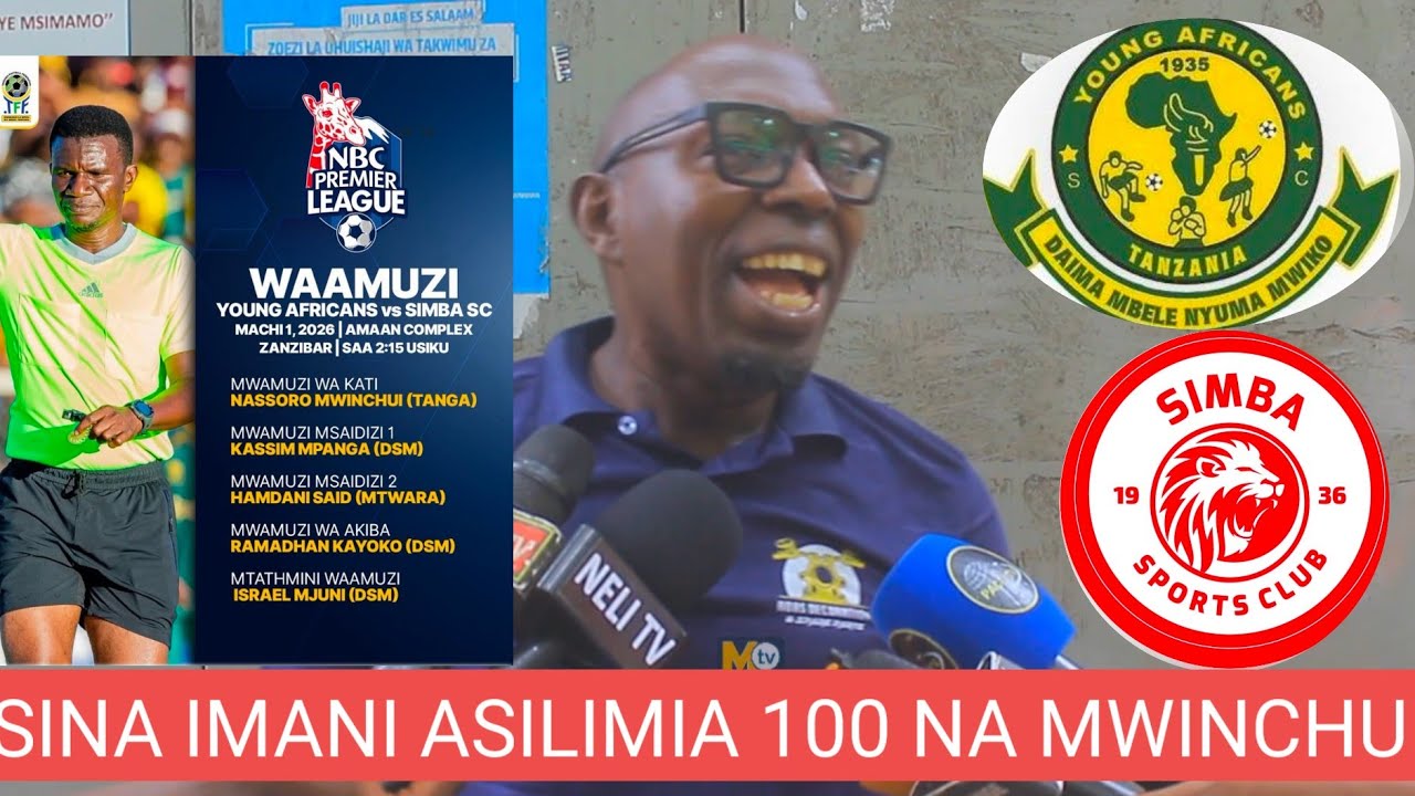 🚨KISUGU ALIPUKA MWAMUZI WA DERBY NASORRO MWICHUI,SINA IMANI NA MWINCHUI.
