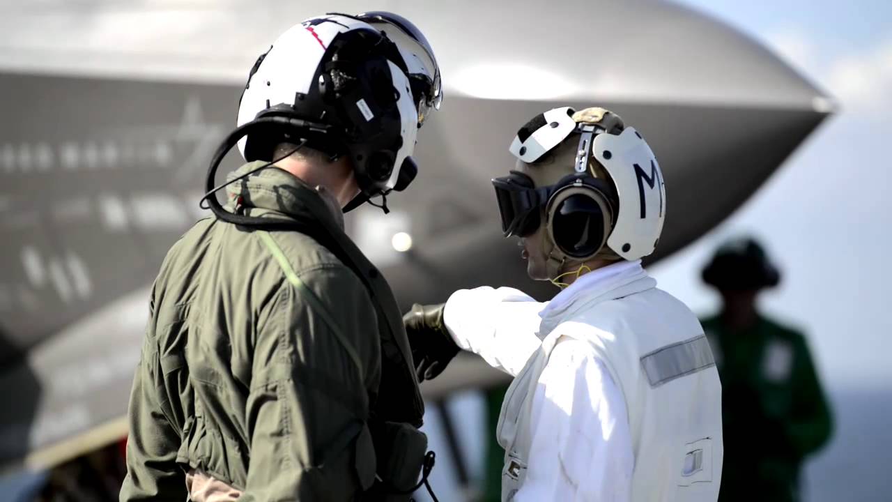 British Pilot & Maintainer Test F-35B on USS Wasp