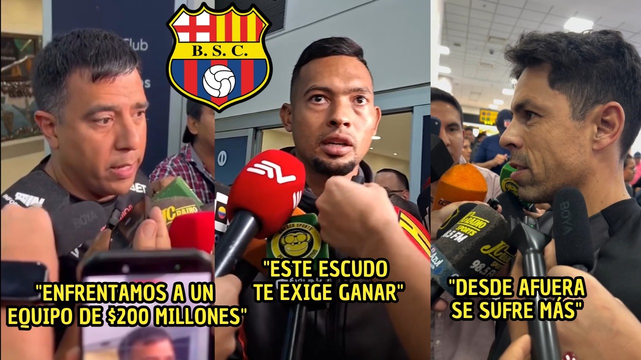 Llegada a Guayaquil de Barcelona SC luego de su clasificación en Libertadores
