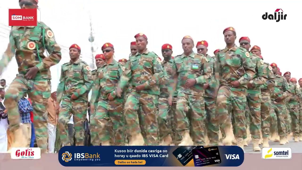 Ciidamada Xoogga Puntland oo cudooda kusoo bandhigay xuska sannad guurada 25aad ee asaaska Puntland.