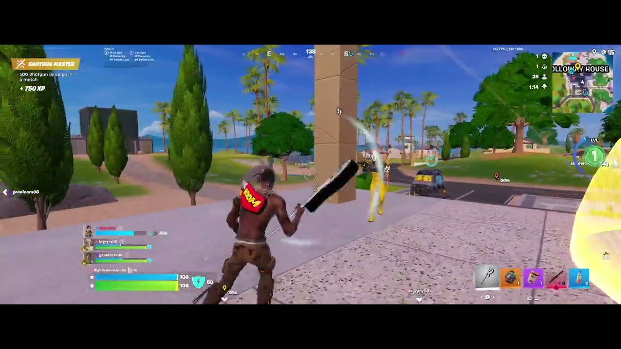 FORTNITE BLITZ ROYALE 4 V 1