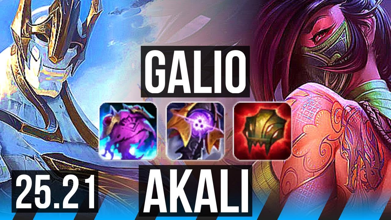 GALIO vs AKALI (MID) | 11/2/17 | KR Master | 25.21