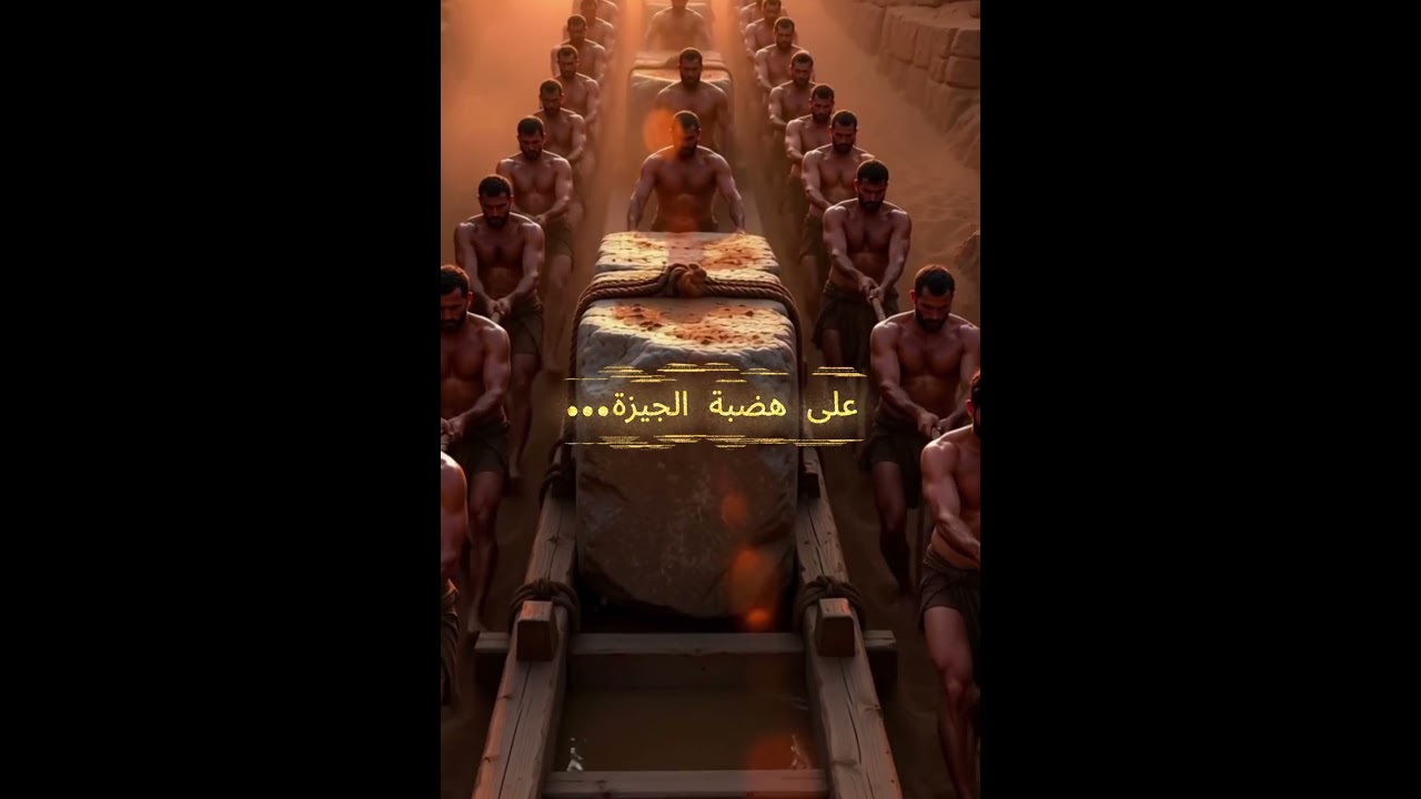 مشهد ملحمي لبناء الهرم الأكبر  مصر القديمة كما لم ترها من قبل  Khayalix 