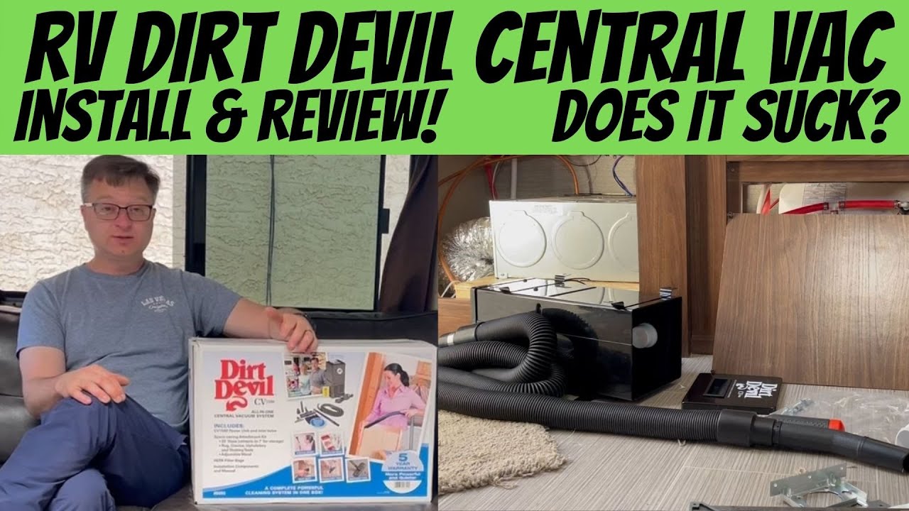 Установка и проверка централизованной системы пылеудаления Dirt Devil RV (CV1500)