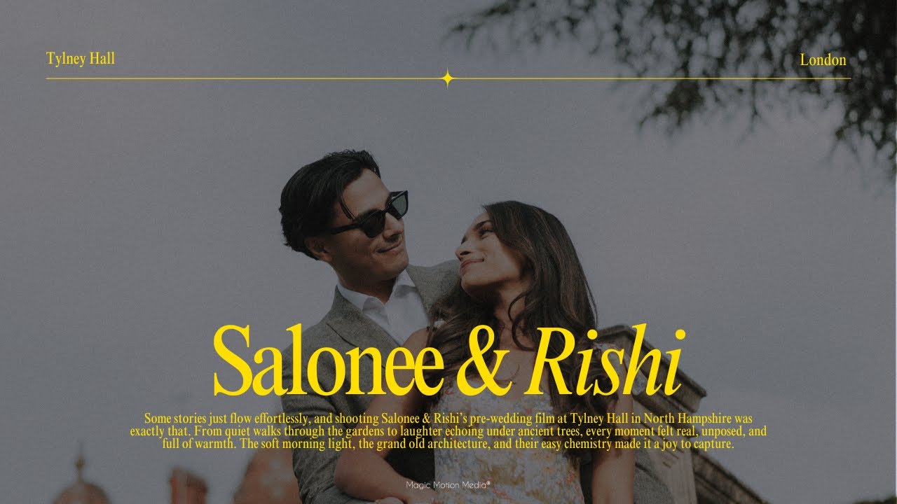 Timeless Love at Tylney Hall - Salonee & Rishi | Pre-wedding | London
