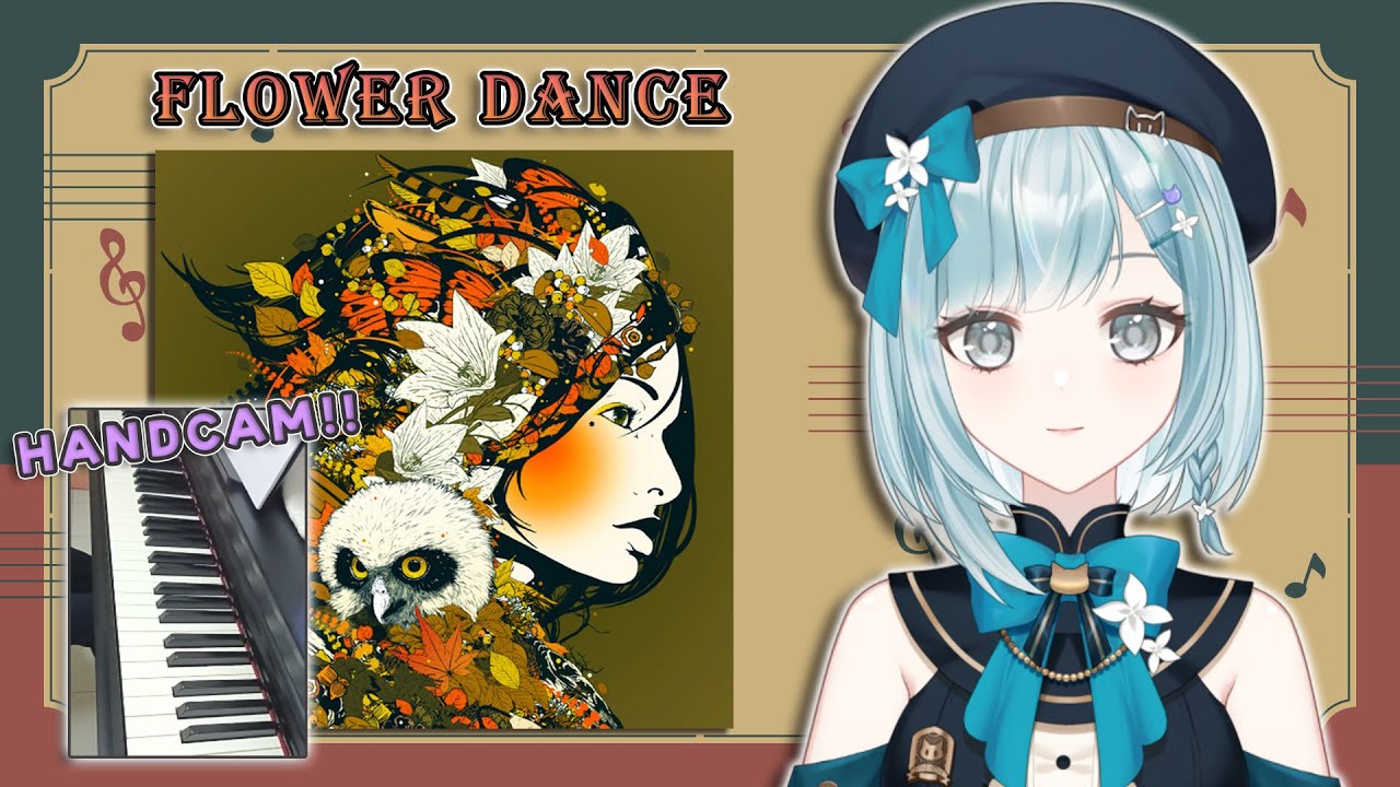 【Piano w/ Handcam】 Revising Flower Dance by DJ OKAWARI Coz I'm Still Bad At This
