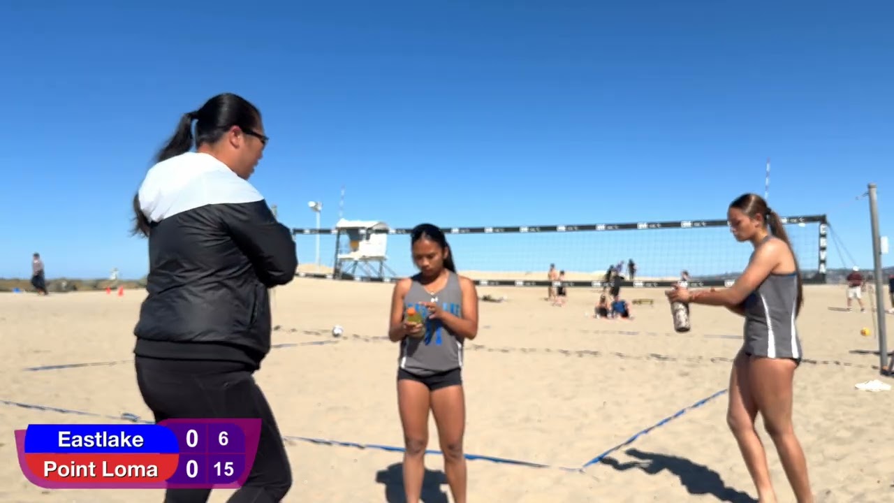 Eastlake Beach VB Marley/ Kaylee vs Point Loma 1st set. 03/07/2026