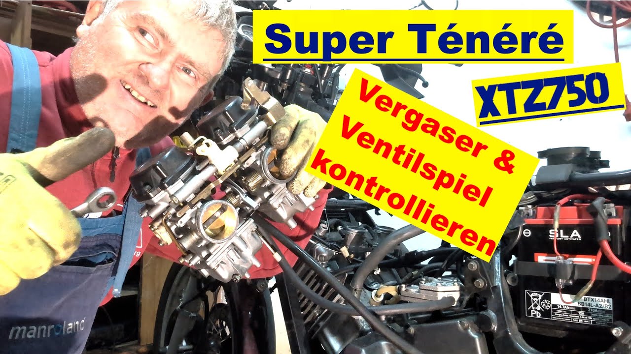 Yamaha XTZ750 Super Ténéré | Vergaser Revision Umbedüsung | Ventilspiel checken
