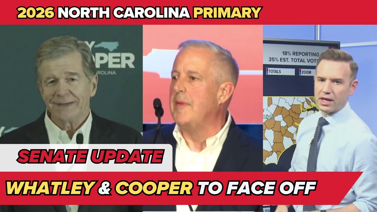 North Carolina Primary Results: Cooper & Whatley take their primaries, set for Senate showdown