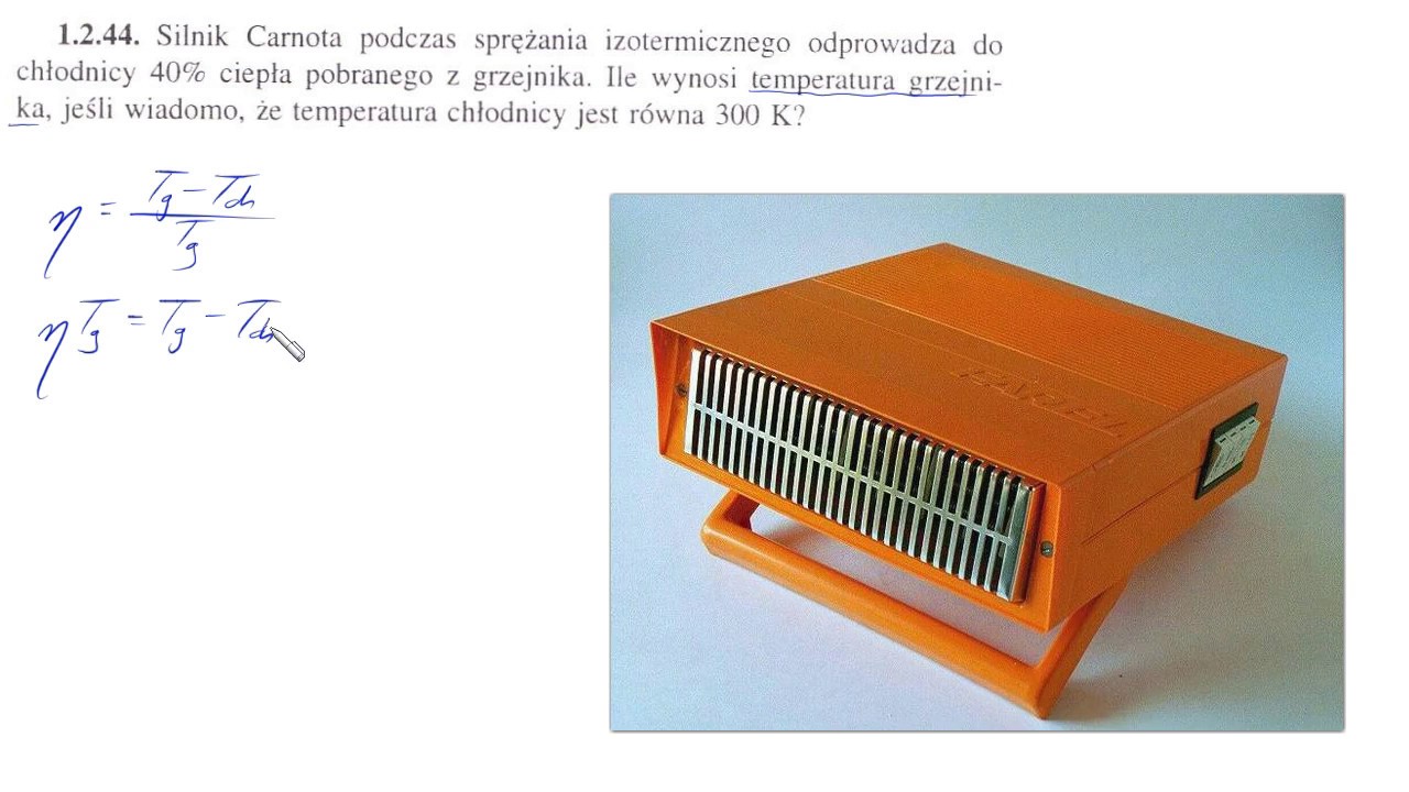 744. Sprawność silnika Carnota