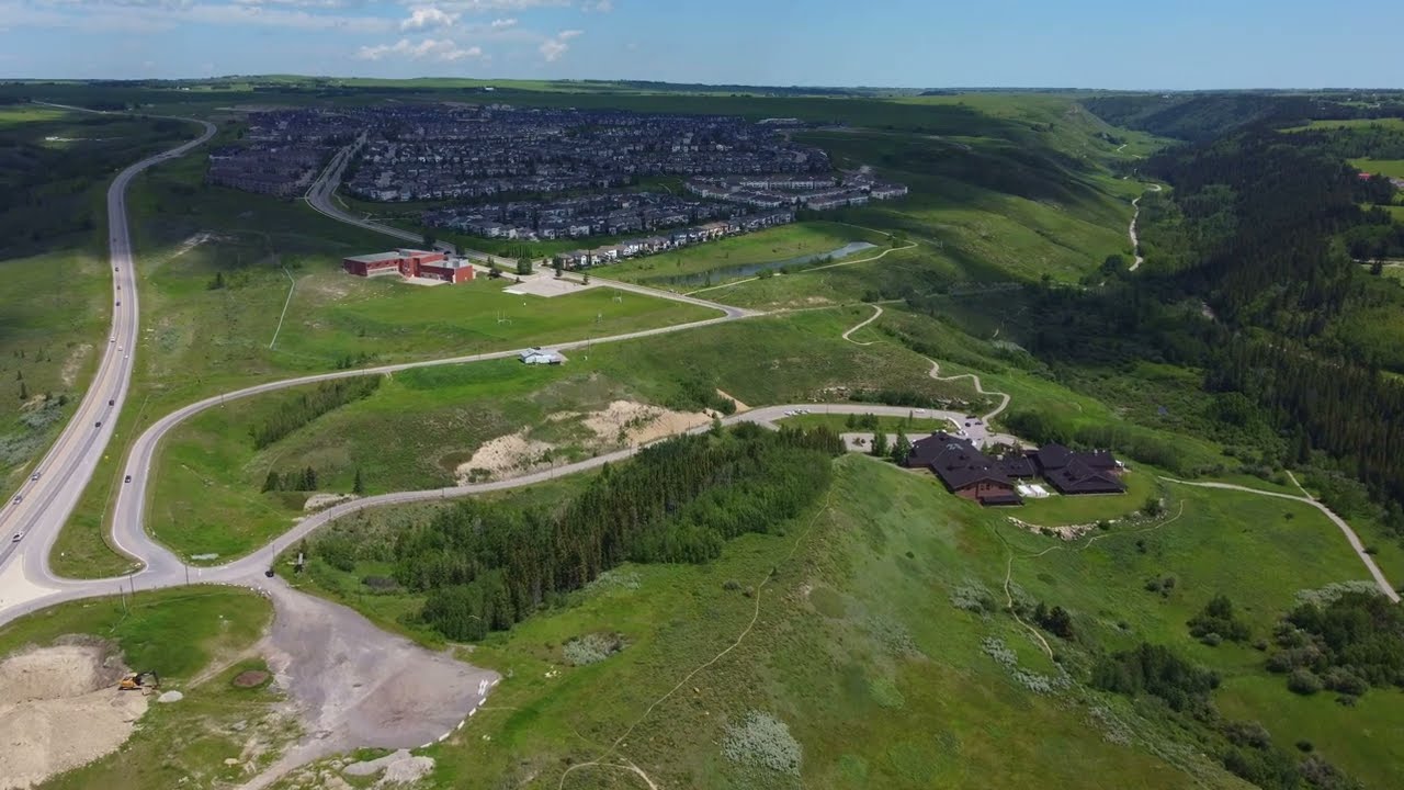 4K🇨🇦 Discover CANADA - COCHRANE Alberta Drone View