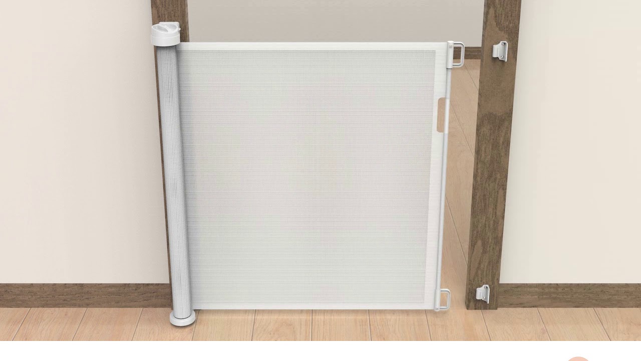 Retractable baby gate Spanish