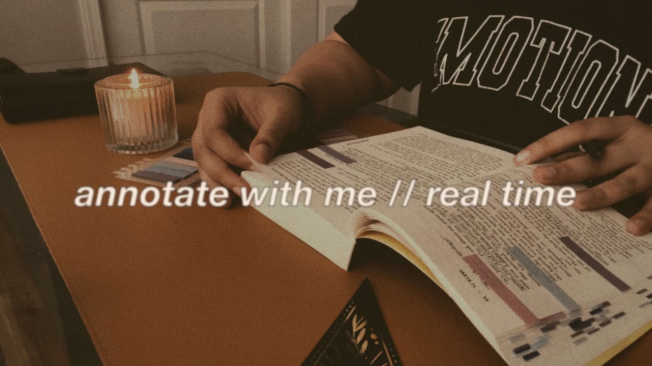 📖 read and annotate with me: the house in the cerulean sea | asmr real time, no talking, no music