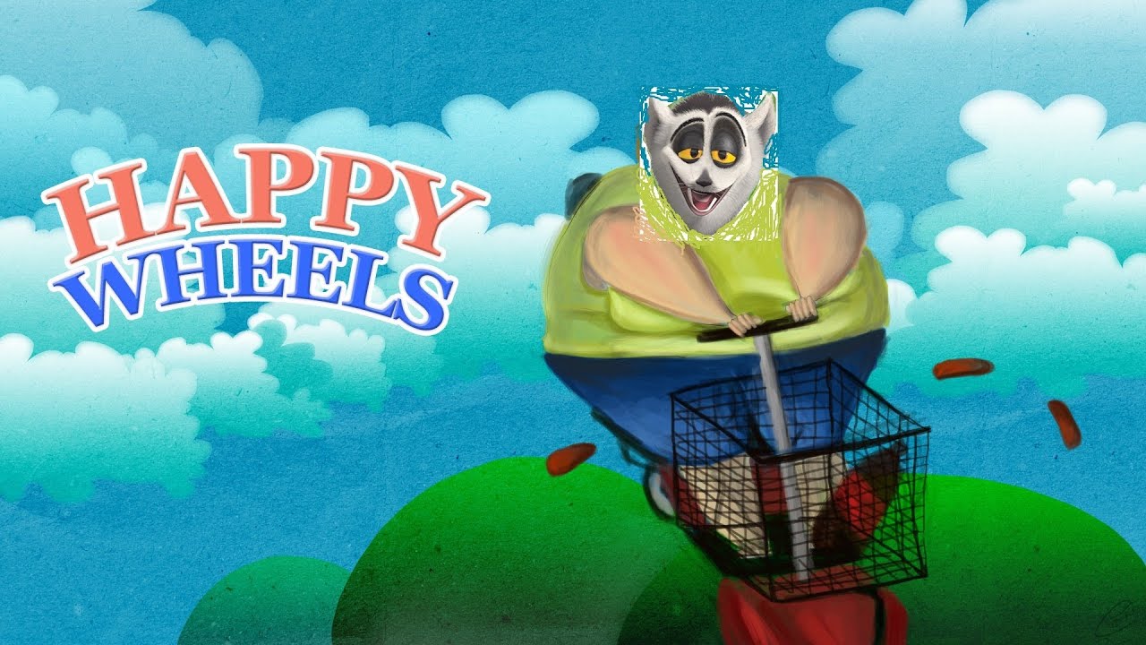 Kr&oacute;l Julian gra w Happy Wheels!  [KaLi]