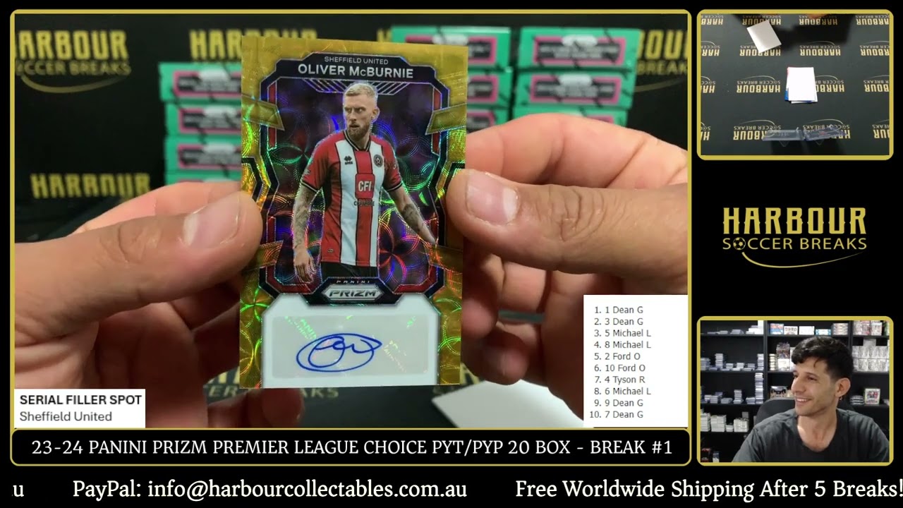 Break #1 - 23-24 Panini Prizm Premier League CHOICE PYT/PYP 20 Box FULL CASE (1/1 Nebula)