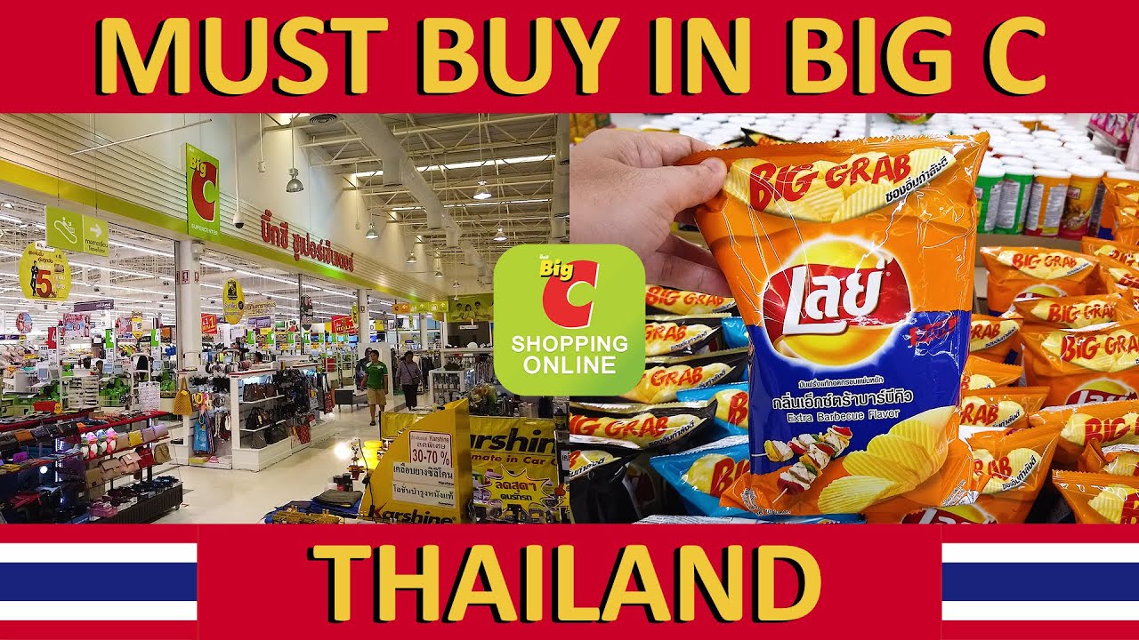 18 Must-Buy Food & Snacks from Big C in Thailand