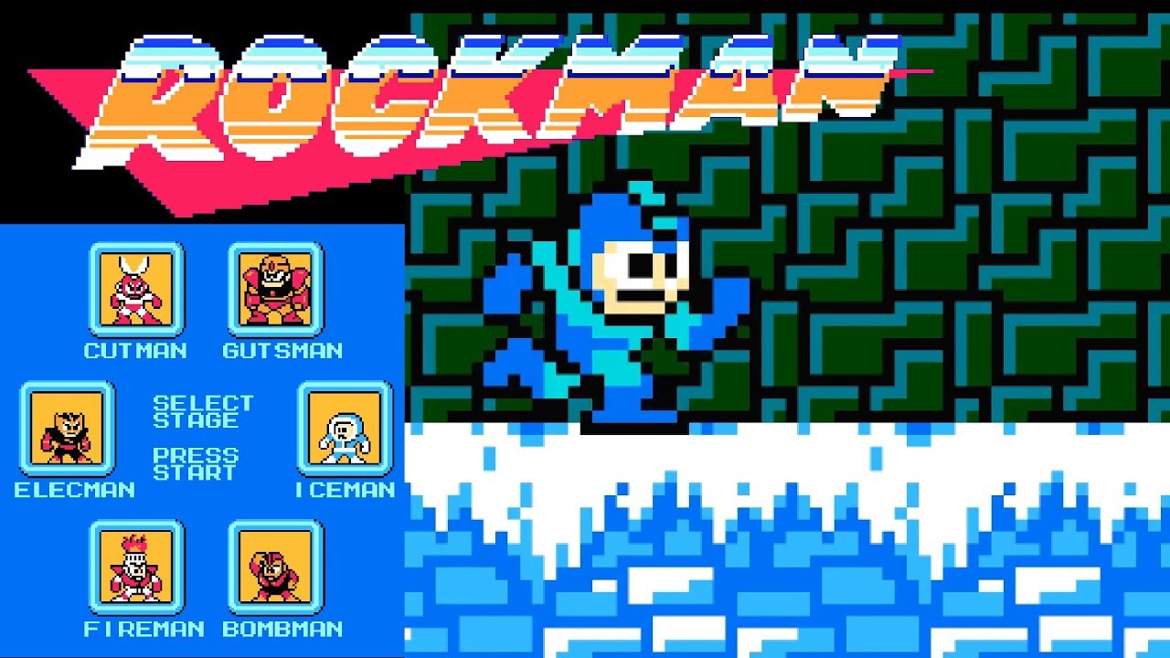 Rockman (Famicom, 1987) – Full Game Session (1P) 🤖🧬🎮