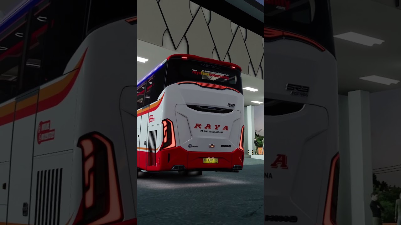 Bus Raya angkatan pagi terminal Tingkir Syahdu 😍 #busmania #gamebasuri #eurotrucksimulator2