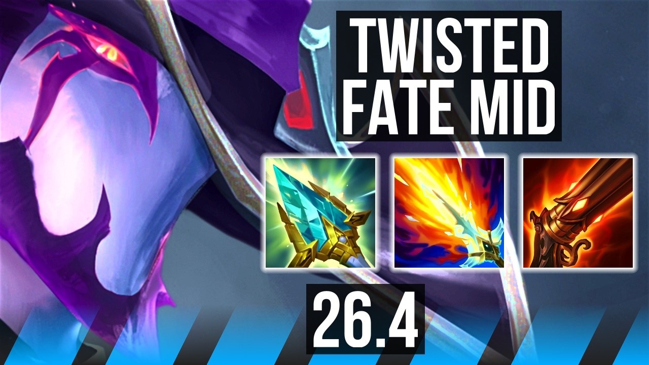 TWISTED FATE vs AKALI (MID) | KR Master | 26.4