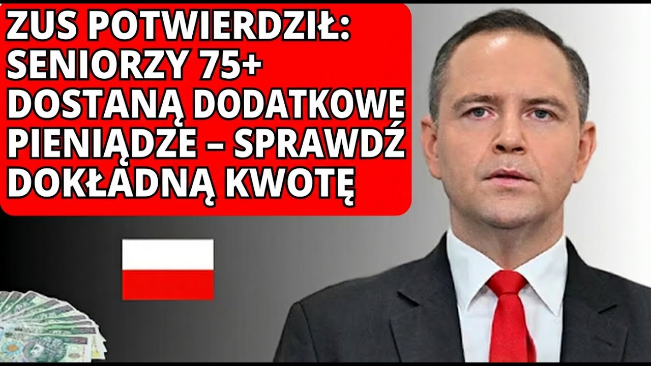 ZUS potwierdził: Seniorzy 75+ dostaną dodatkowe pieniądze &ndash; sprawdź dokładną kwotę
