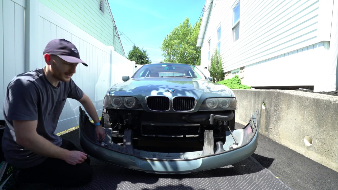 Руководство по самостоятельному снятию переднего бампера BMW 5 серии E39